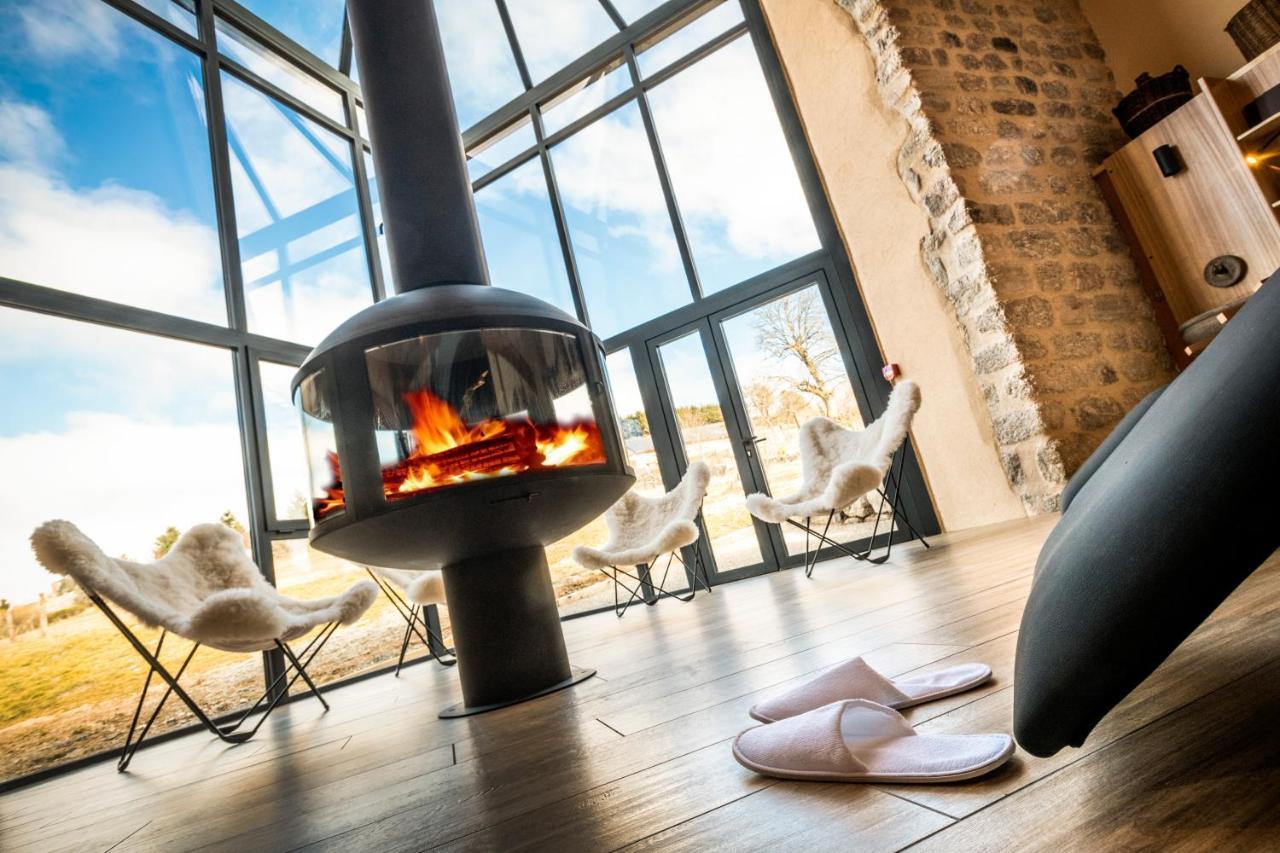 Hotel Restaurant De La Poste Et La Grange Detente, Espace Bien-Etre Châteauneuf-de-Randon Εξωτερικό φωτογραφία
